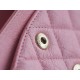 CF Classic Flap Washed Calfskin Small Sakura Pink  