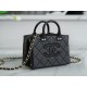 Chanel 22B Vintage Makeup Bag Black  