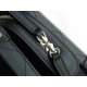 Chanel 22B Vintage Makeup Bag Black  