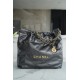 Chanel 22P 22 Bag Metallic Grey Medium