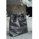 Chanel 22P 22 Bag Metallic Grey Medium