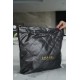 Chanel 22P 22 Bag Metallic Grey Medium