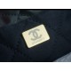 Chanel 22P 22 Bag Metallic Grey Medium