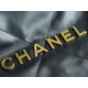 Chanel 22P 22 Bag Metallic Grey Medium