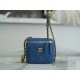 Chanel 22C Denim Metal Ball Box Bag Chanel Denim Collection  