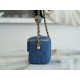 Chanel 22C Denim Metal Ball Box Bag Chanel Denim Collection  