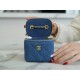 Chanel 22C Denim Metal Ball Box Bag Chanel Denim Collection  