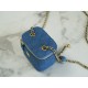 Chanel 22C Denim Metal Ball Box Bag Chanel Denim Collection  