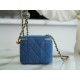 Chanel 22C Denim Metal Ball Box Bag Chanel Denim Collection  