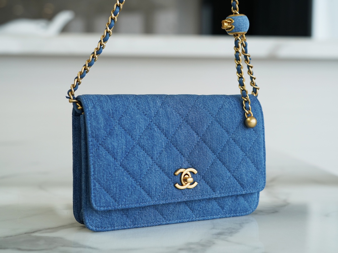 Chanel 22C Denim Metal Ball Chanel Denim Collection  