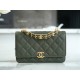 Chanel 22K Chain Bag Cuban Green Lizard-Print Calfskin  