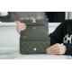 Chanel 22K Chain Bag Cuban Green Lizard-Print Calfskin  