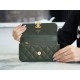 Chanel 22K Chain Mini Phone Bag Cuban Green Lizard-Print Calfskin  