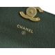 Chanel 22K Chain Mini Phone Bag Cuban Green Lizard-Print Calfskin  