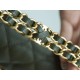 Chanel 22K Chain Mini Phone Bag Cuban Green Lizard-Print Calfskin  