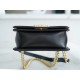 Chanel Leboy Black and Gold Small Lambskin  