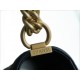 Chanel Leboy Black and Gold Small Lambskin  