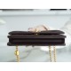 Chanel 22K Small Gold Bar Adjustment Deep Brown  