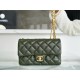 Chanel 22K Adjustment Flap Bag Small Green  