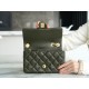 Chanel 22K Adjustment Flap Bag Small Green  