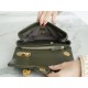 Chanel 22K Adjustment Flap Bag Small Green  