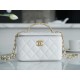 Chanel 22S Cut-Out Handle Long Box White  