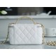 Chanel 22S Cut-Out Handle Long Box White  