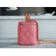 Chanel 22S Cut-Out Handle Long Box Coral Pink  