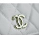 Chanel 22B Mini Postman Bag White Caviar Calfskin  