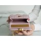 Chanel 22B Enamel Handle Chain Bag Small Pink  