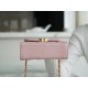 Chanel 22B Enamel Handle Chain Bag Small Pink  