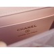 Chanel 22B Enamel Handle Chain Bag Small Pink  