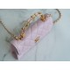 Chanel 22B Enamel Clasp Kelly Large Pink Lambskin  