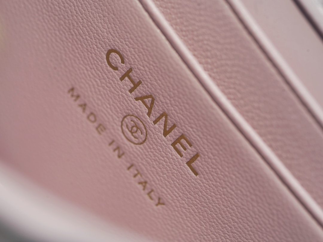 Chanel 22B Enamel Clasp Kelly Large Pink Lambskin  