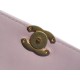 Chanel 22B Enamel Clasp Kelly Large Pink Lambskin  