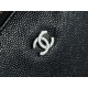 Chanel 22P 22 Bag Black and Gold Caviar Calfskin  