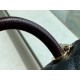 Mini Coco Handle Black and Gold Red Lizard Handle  