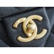 Chanel 22A Gold Flap Mini Lizard-Print Calfskin with Vintage Gold Clasp  