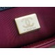 Chanel 22A Gold Flap Mini Lizard-Print Calfskin with Vintage Gold Clasp  