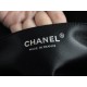 Chanel Leboy Large Quilted Black and Silver Medium Caviar Calfskin  