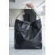 Chanel 22P 22 Bag Large Black with White Buckle Calfskin  