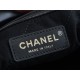 Chanel 22P 22 Bag Large Black with White Buckle Calfskin  