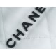 Chanel 22P 22 Bag Large White Glossy Calfskin  