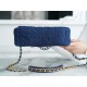 Chanel 22P Dark Denim Small Chanel Denim Collection  