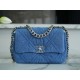 Chanel 22P Denim Light Blue Small Chanel Denim Collection  