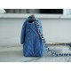 Chanel 22P Denim Light Blue Small Chanel Denim Collection  