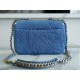 Chanel 22P Denim Light Blue Small Chanel Denim Collection  