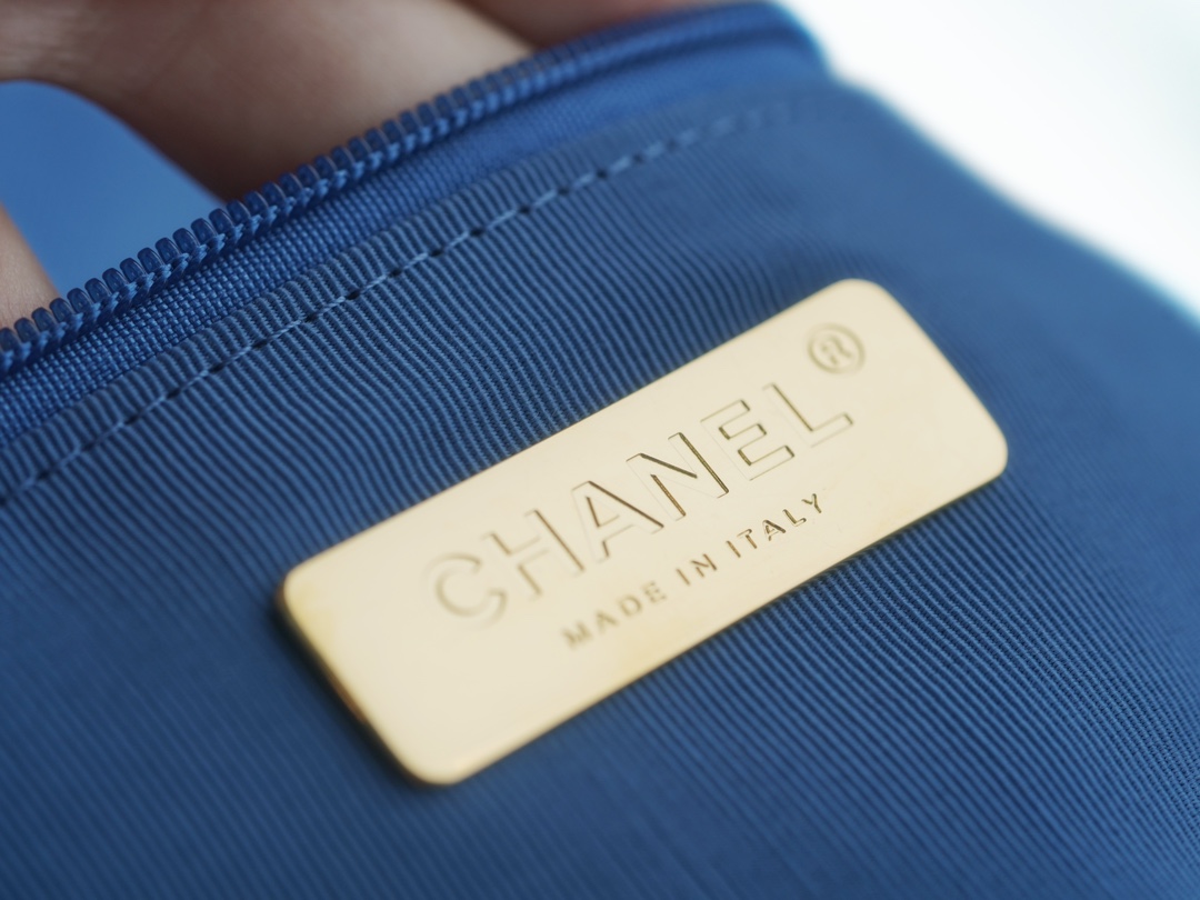 Chanel 22P Denim Light Blue Small Chanel Denim Collection  