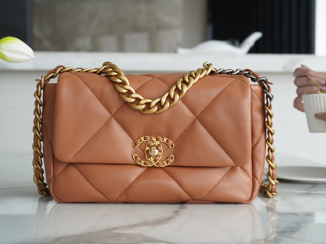 Chanel 19 Bag Caramel Small  