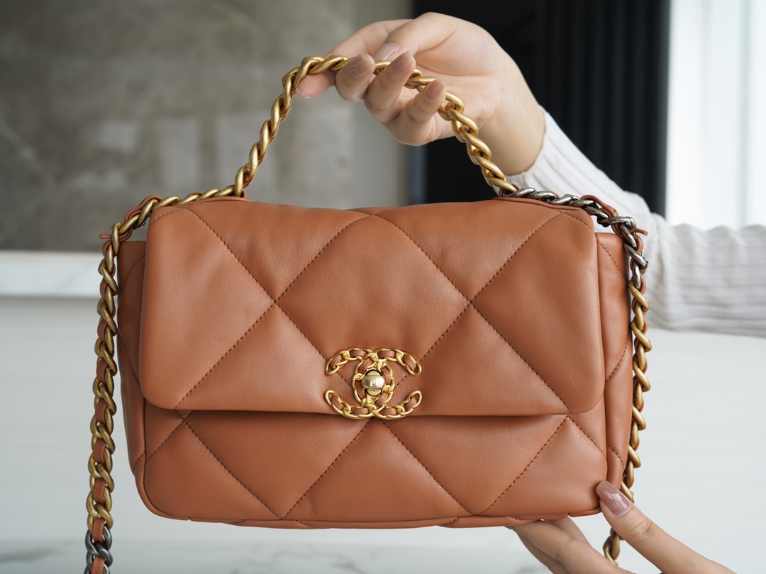 Chanel 19 Bag Caramel Small  